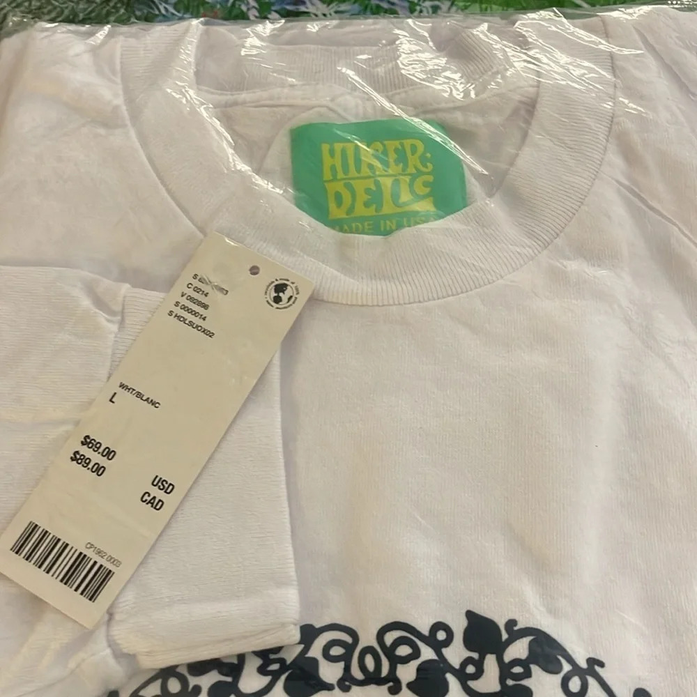 Hikerdelic Global Long Sleeve Tee, White, L, NWT - Picture 7 of 7